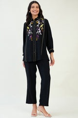 Black Colorful Sequin Co-ord Set