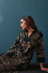 Black kurta set
