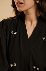 Shadow Bloom Classic Black Shirt