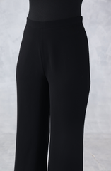Formal Black Bell Bottom Pants