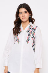 White Embroidered shirt