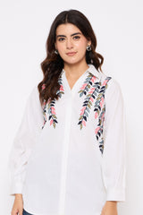 White Embroidered shirt