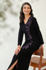 Black Embellished Gown