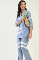 Denim Lace Co-ord Set