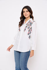 White Embroidered shirt