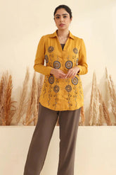 Mustard and Grey Co-ord set