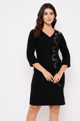 Black Embellished Dress