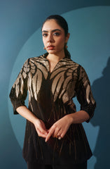 Black & Gold Co-ord Set