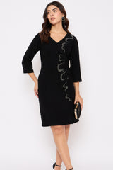 Black Embellished Dress
