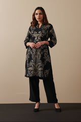 Black kurta set