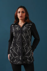 Black & Pearl Embellished Shirt