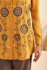 Mustard and Grey Co-ord set