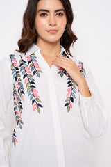 White Embroidered shirt
