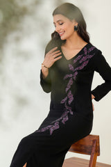 Black Embellished Gown