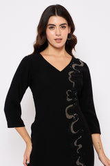 Black Embellished Dress