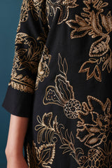 Black kurta set