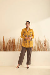 Mustard and Grey Co-ord set