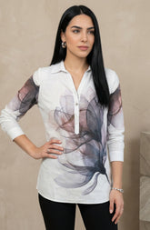 Abstract Viscose Printed Shirt