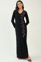 Black Embellished Gown