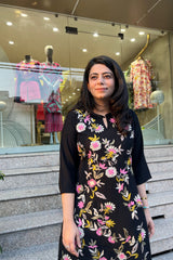 Graceful Black Kurta Set