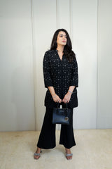 Classic Black & Silver Embellished Co-Ord Set