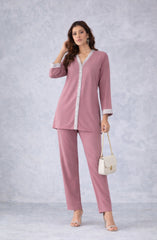 Blush Pink Embellished Co-Ord Set
