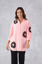 Pink Floral Embellished Shirt