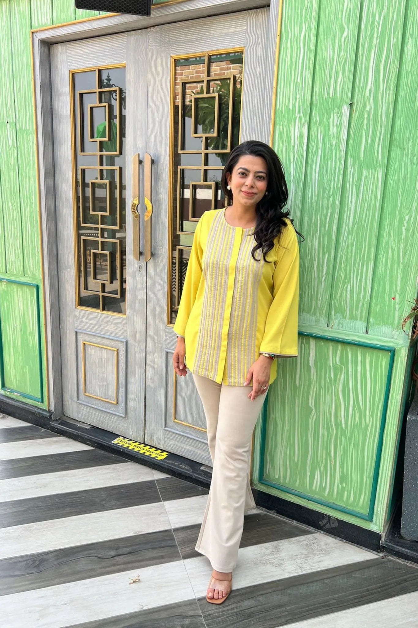 Neon Striped Shirt