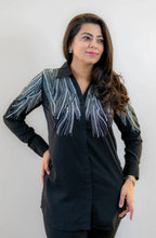 Black Embellished Shirt