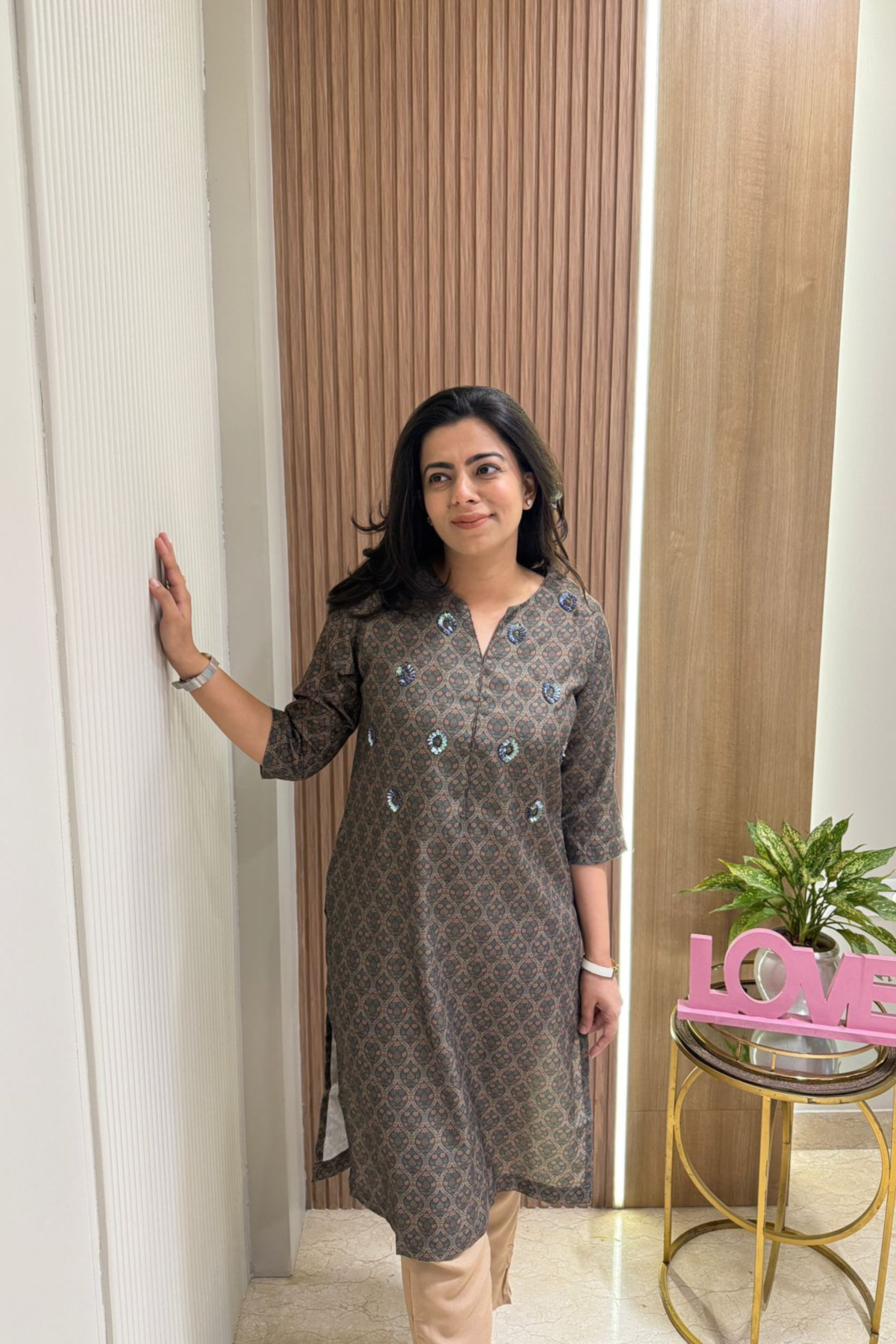 Handcrafted Printed Kurta
