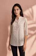 Ivory Triangle Print Shirt