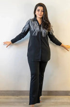 Black Embellished Shirt
