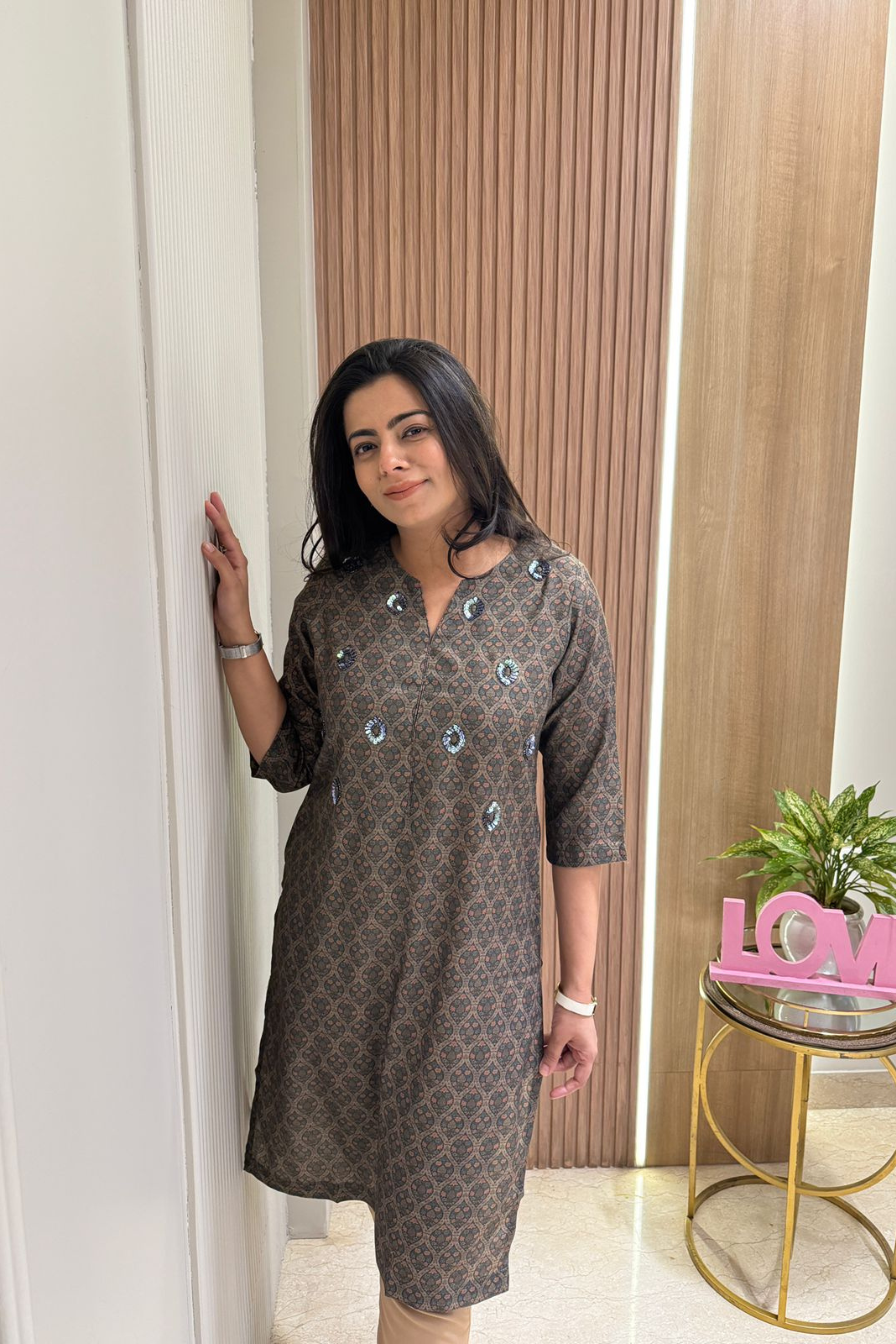 Handcrafted Printed Kurta