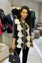 Cotton Black Lace Shirt