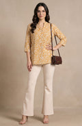 Golden Yellow Ditsy Floral Shirt