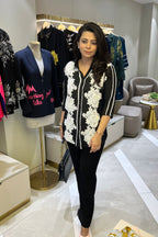 Cotton Black Lace Shirt