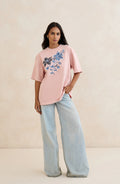 Rosy Dusk Embellished T-Shirt