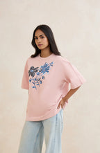 Rosy Dusk Embellished T-Shirt
