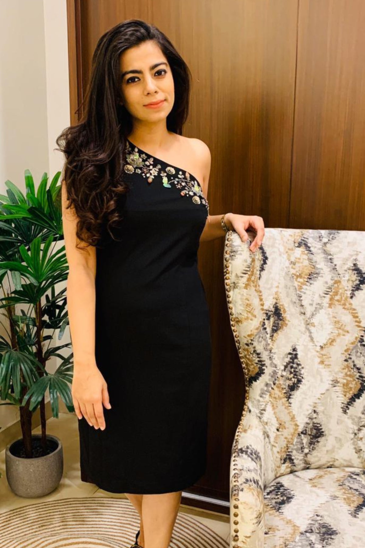 Black Embellished Dress