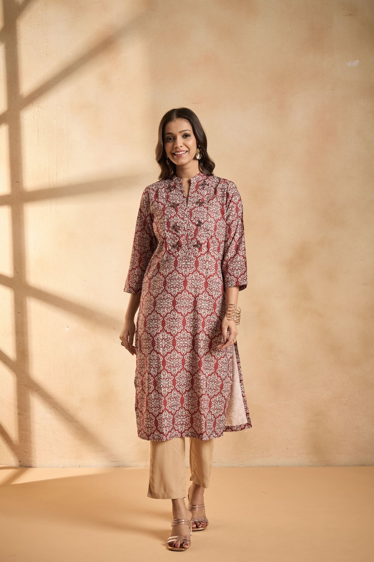 Unveiling Elegance printed kurta