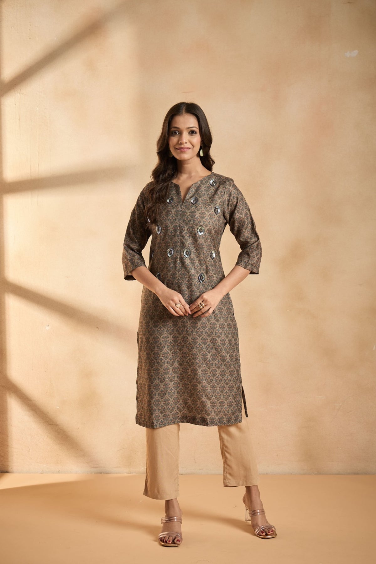 Handcrafted Printed Kurta