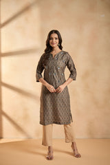 Handcrafted Printed Kurta