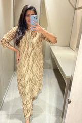 Printed Embellished Kurta Set