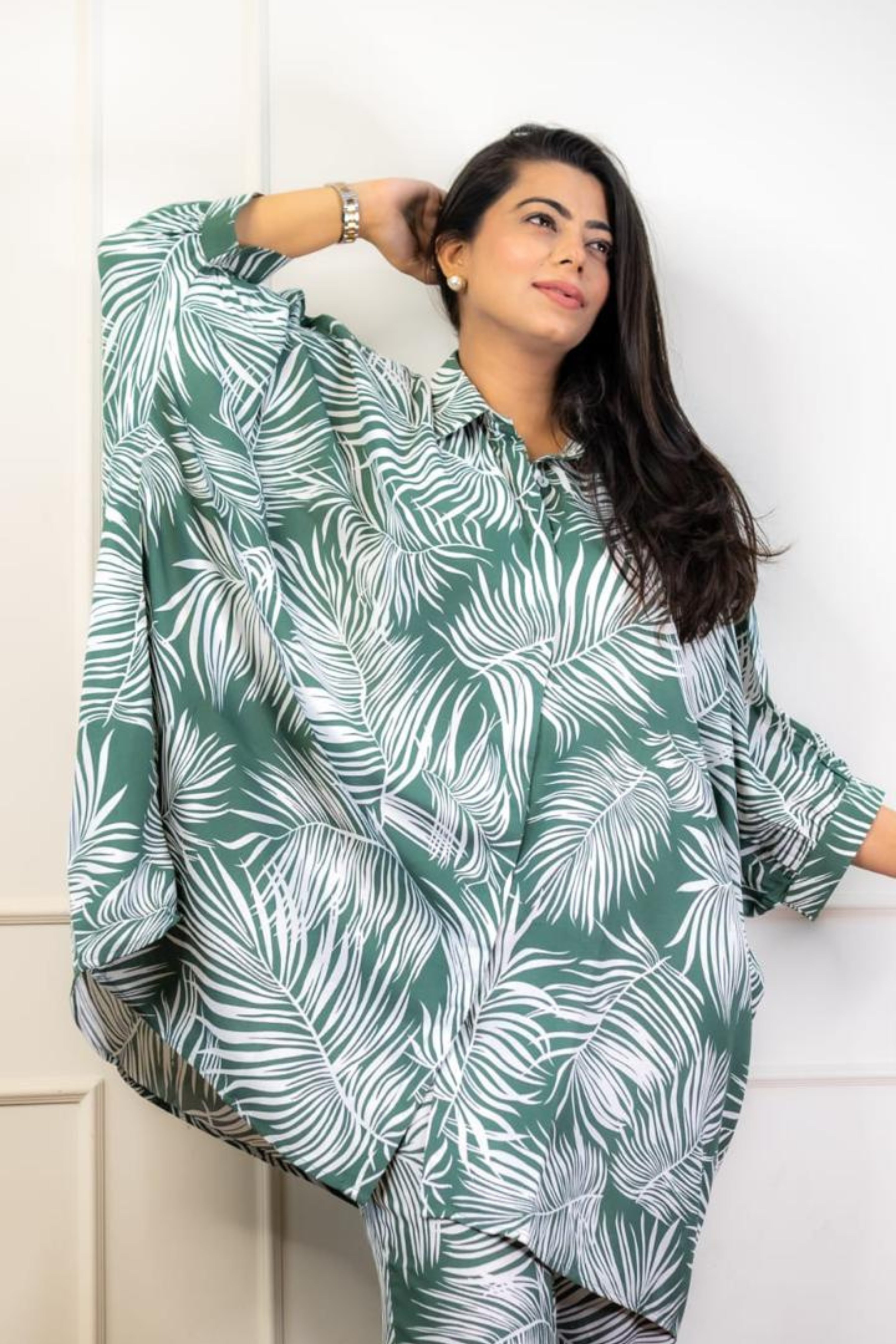 American crepe printed co-ord set