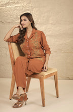 Rust Embellished Co-ord Set