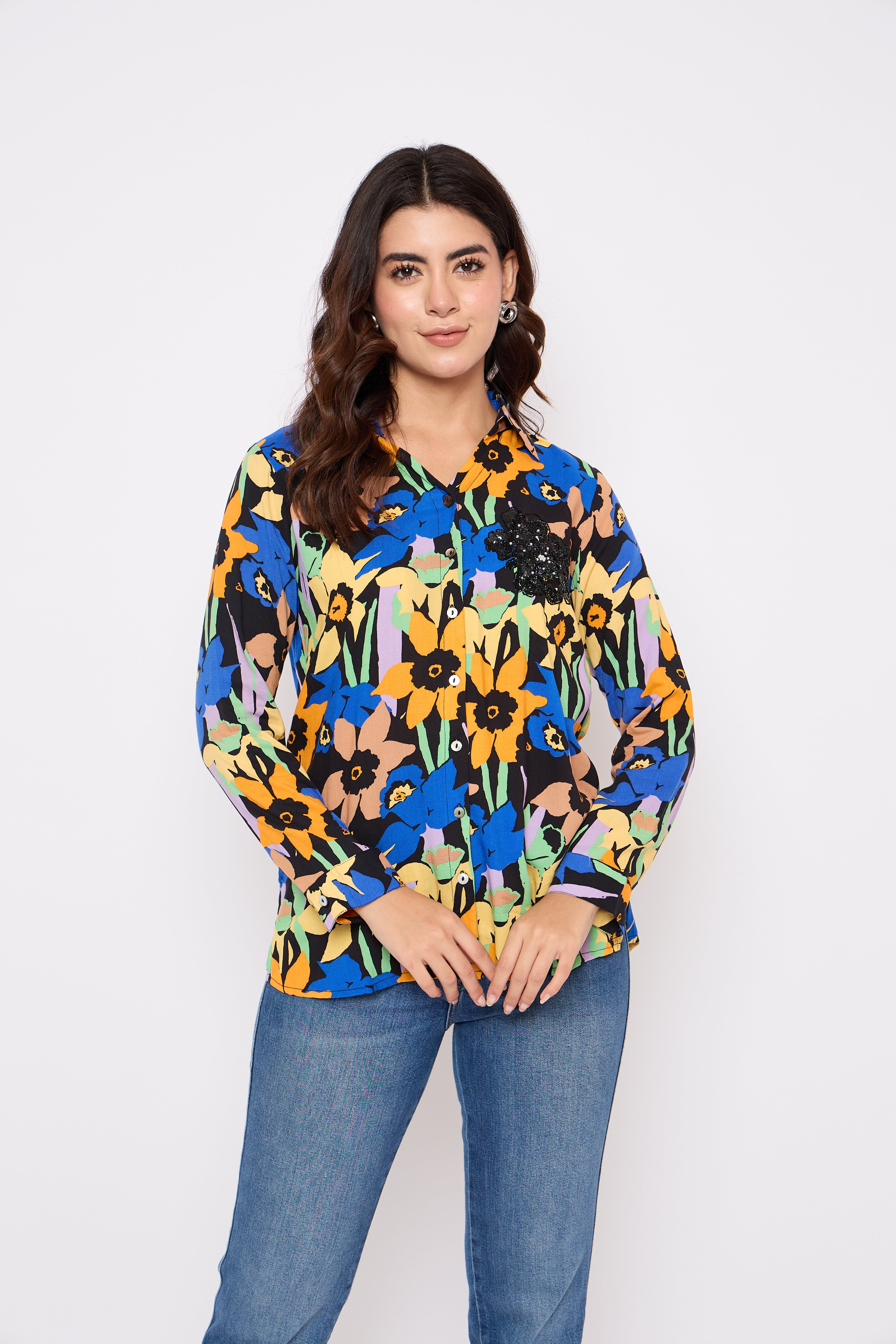 Colourful Printed Shirt