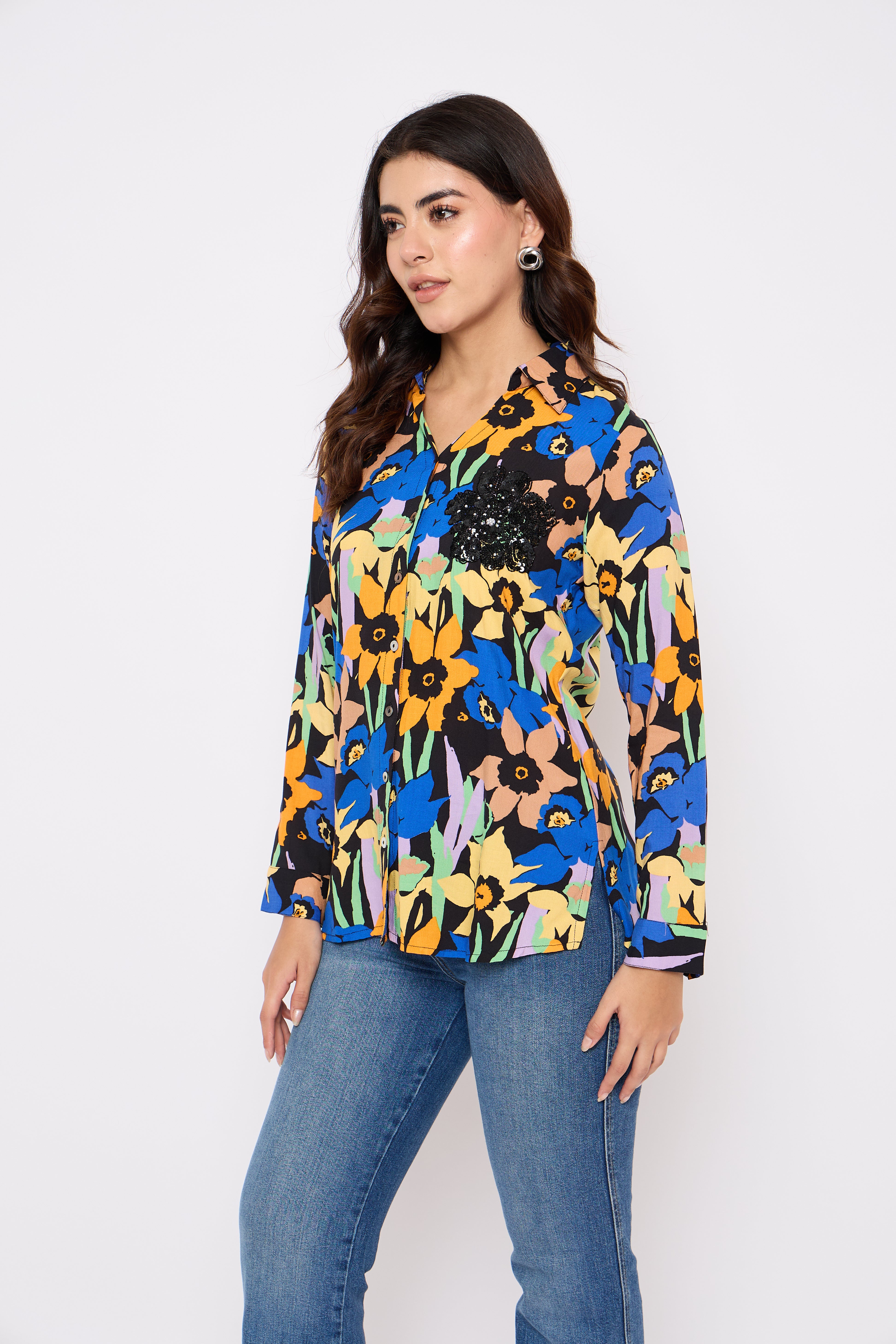 Colourful Printed Shirt