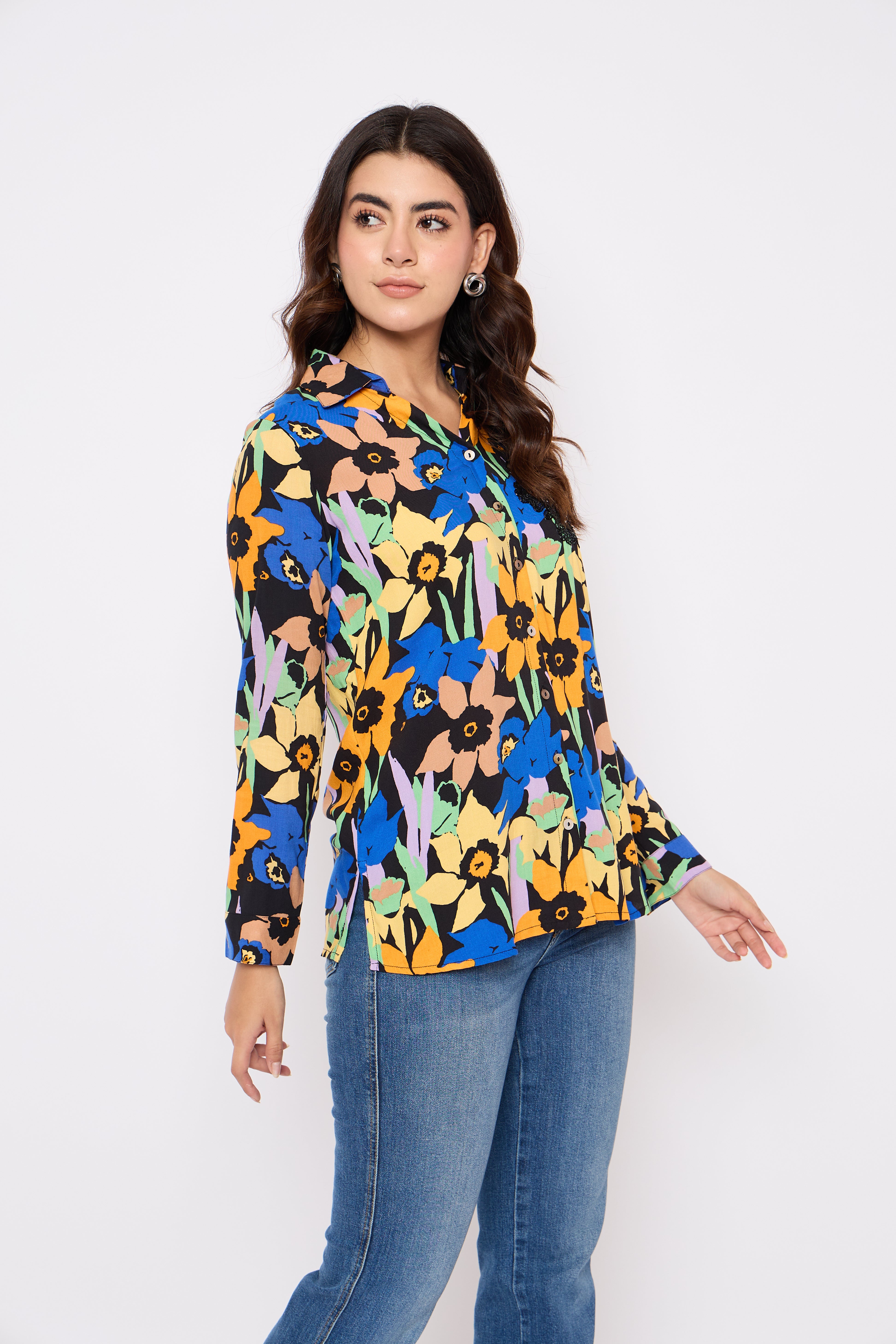 Colourful Printed Shirt