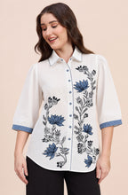 Off-White Embroidered Shirt