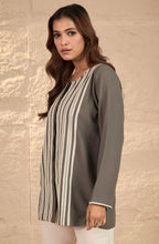 Grey Striped Shirt